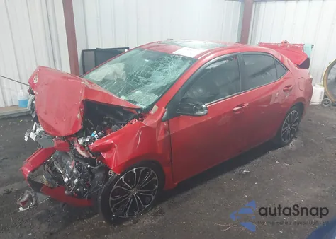 2016 Toyota Corolla S Plus z USA, uszkodzony, nr VIN 2T1BURHEXGC680345